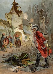 Illustrazione per Le avventure del barone di Münchhausen